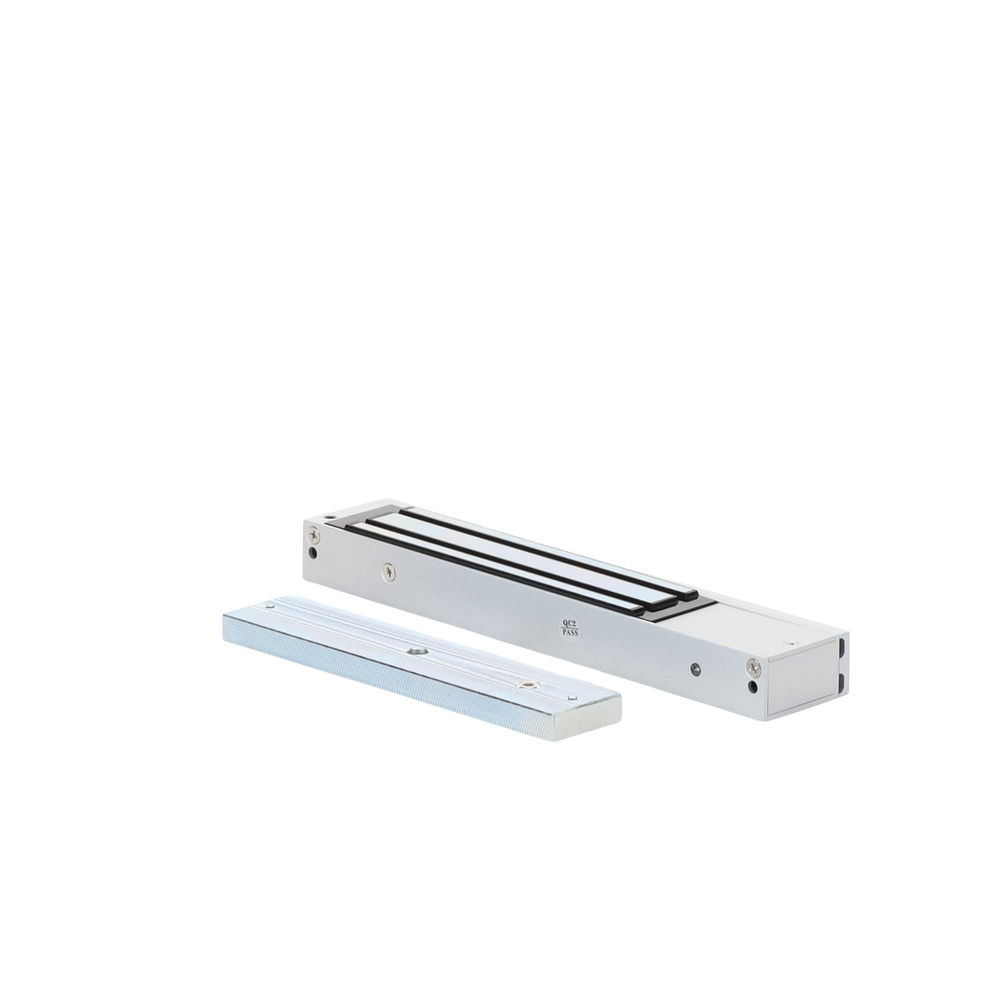 Chapa Magnética de 600 Lbs (272 Kg) / Montaje en Puerta Normal o de Vidrio / Certificado CE / Uso en Interior / Magnetismo Anti-residual 2 Chapa Magnética de 600 Lbs (272 Kg) / Montaje en Puerta Normal o de Vidrio / Certificado CE / Uso en Interior / Magnetismo Anti-residual - Imagen 2
