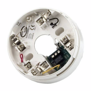 Base con Relé Autoenclavable (Latching) para Detectores Convencionales ECO1000 / 12 VCD / 1A Relevador / Cubierta en ABS