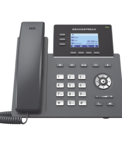 Teléfono IP Grado Operador, 3 líneas SIP con 6 cuentas, puertos Gigabit PoE, codec Opus, IPV4/IPV6 con gestión en la nube GDMS