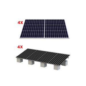 Kit de Paneles Solares y Estructuras Para Sistema Solares / Instalación en Piso