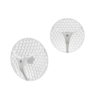 Paquete 3 (LHG 5) Cliente y PtP en 5 GHz 802.11 a/n, Antena Integrada de 24.5dBi, Hasta 316mW de Potencia.