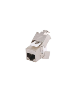 Módulo Jack Keystone Cat6A Blindado (STP) sin herramienta (toolless) para faceplate
