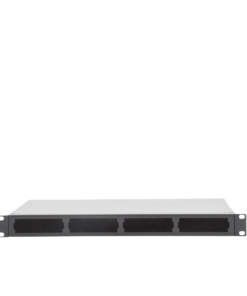 Distribuidor de fibra óptica vacio 19in, Acepta 4 placas Acopladoras de Linkedpro, hasta 48 fibras, 1UR, Incluye charola de empalme 11 Globaltecnoly LPODF8024 AD 4 l