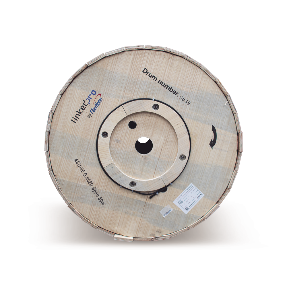 Carrete de 4 km de Fibra Óptica Aérea Mini ADSS (ASU) G.652D, Monomodo de 6 Hilos, Exterior, Span 80, Loose Tube 2 Carrete de 4 km de Fibra Óptica Aérea Mini ADSS (ASU) G.652D, Monomodo de 6 Hilos, Exterior, Span 80, Loose Tube - Imagen 2