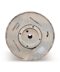 Alternative view of Carrete de 4 km de Fibra Óptica Aérea Mini ADSS (ASU) G.652D, Monomodo de 12 Hilos, Exterior, Span 80, Loose Tube