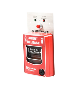 Alternative view of Estación de Liberación de Agente de Doble Acción y Botón de Aborto Convencional / Bloqueo con Llave / Para uso con Paneles de Extinción