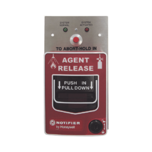 Estación de Liberación de Agente de Doble Acción y Botón de Aborto Convencional / Bloqueo con Llave / Para uso con Paneles de Extinción