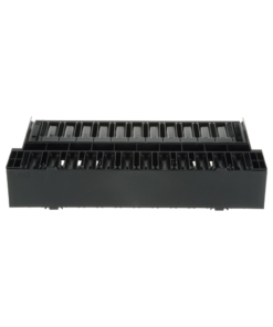 Organizador de Cables Horizontal NetManager, Doble (Frontal y Posterior), Para Rack de 19in, 2UR 6 Globaltecnoly NCMH2 AD 2 l