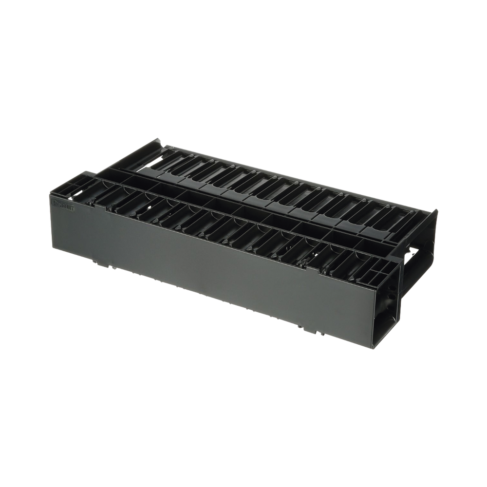 Organizador de Cables Horizontal NetManager, Doble (Frontal y Posterior), Para Rack de 19in, 2UR 4 Organizador de Cables Horizontal NetManager, Doble (Frontal y Posterior), Para Rack de 19in, 2UR - Imagen 4