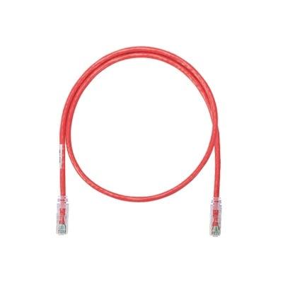 Cable de parcheo UTP Categoría 6, con plug modular en cada extremo - 1 m. - Rojo 1 Cable de parcheo UTP Categoría 6, con plug modular en cada extremo - 1 m. - Rojo