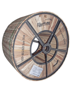 Carrete de 4 km de Fibra Óptica Aérea (ADSS) G.652D, Monomodo de 96 Hilos, Exterior, Span 100, Loose Tube