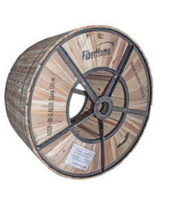 Carrete de 4 km de Fibra Óptica Aérea (ADSS) G.652D, Monomodo de 96 Hilos, Exterior, Span 200, Loose Tube