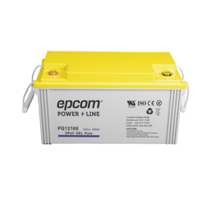 Batería de GEL PURO / 12 V @ 100Ah / Ciclo profundo / Para Uso en Sistemas de Energía Ininterrumpida / Sistemas Solares