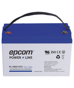 Batería 12 Vcc / 100 Ah / UL / Tecnología AGM-VRLA / CICLO PROFUNDO / Para uso en aplicaciones fotovoltaicas y de emergencia / Terminales T4