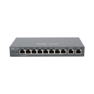 Gateway PoE para 200 usuarios, 10 puertos, 600Mbps, hasta 2 servicios WAN, portal cautivo, bloqueo de aplicaciones, tuneles virtuales
