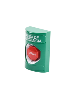 Alternative view of Botón de Salida de Emergencia en Español, Acción Mantenida, Girar para Restablecer y LED Multicolor