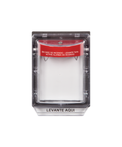 Alternative view of Protector de Policarbonato Super Resistente para Palanca de Incendio, sin Sirena y Texto en Español