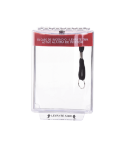 Alternative view of Cubierta Universal Transparente con Sirena, Texto de Incendio en Español