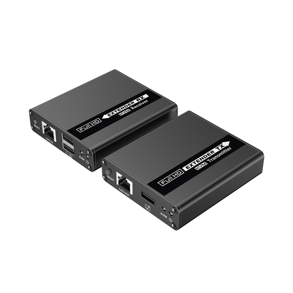 Kit extensor KVM (HDMI y USB) hasta 70 metros / Resolución 1080P @ 60 Hz/ Cat 6, 6a y 7 / CERO LATENCIA / HDR / Salida Loop / Uso 24/7 / Salida de audio de 3.5mm / Transmite el Video y Controla tu DVR vía USB a distancia. 2 Kit extensor KVM (HDMI y USB) hasta 70 metros / Resolución 1080P @ 60 Hz/ Cat 6, 6a y 7 / CERO LATENCIA / HDR / Salida Loop / Uso 24/7 / Salida de audio de 3.5mm / Transmite el Video y Controla tu DVR vía USB a distancia. - Imagen 2