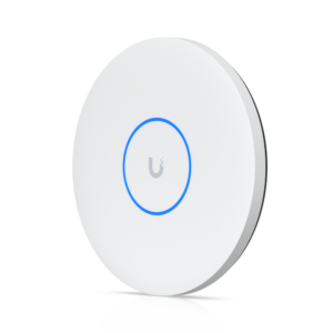 Punto de Acceso UniFi WiFi 7 Tri-banda 2.4/5/6 GHz / MU-MIMO 2x2 en cada banda / 1 puerto RJ45 10 GbE/ hasta 300 dispositivos / Montaje en Techo y Pared / PoE+