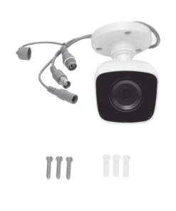 Bala TURBOHD 2 Megapíxeles (1080p) / METALICA / Gran Angular 103° / Lente 2.8 mm / IR EXIR Inteligente 20 mts / Exterior IP66 / TVI-AHD-CVI-CVBS 13 Globaltecnoly B8TURBOG2W AD 1 l