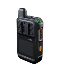 Bodycam IP67 4G LTE Android 12 / Con Funciones de Radio POC / Pantalla Táctil de 2" / Soporta llamadas Telefónicas y Mensajes SMS /Descarga de Vídeo automática con estación 3 Globaltecnoly CP680 FRENTE l