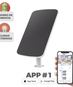 Panel Solar Para Recargar Cámara de Batería Mod. CSBC1C / Evite Desmontar la Cámara para Recargar su Batería. 6 Globaltecnoly CSCMTSOLARPANELE LIST l