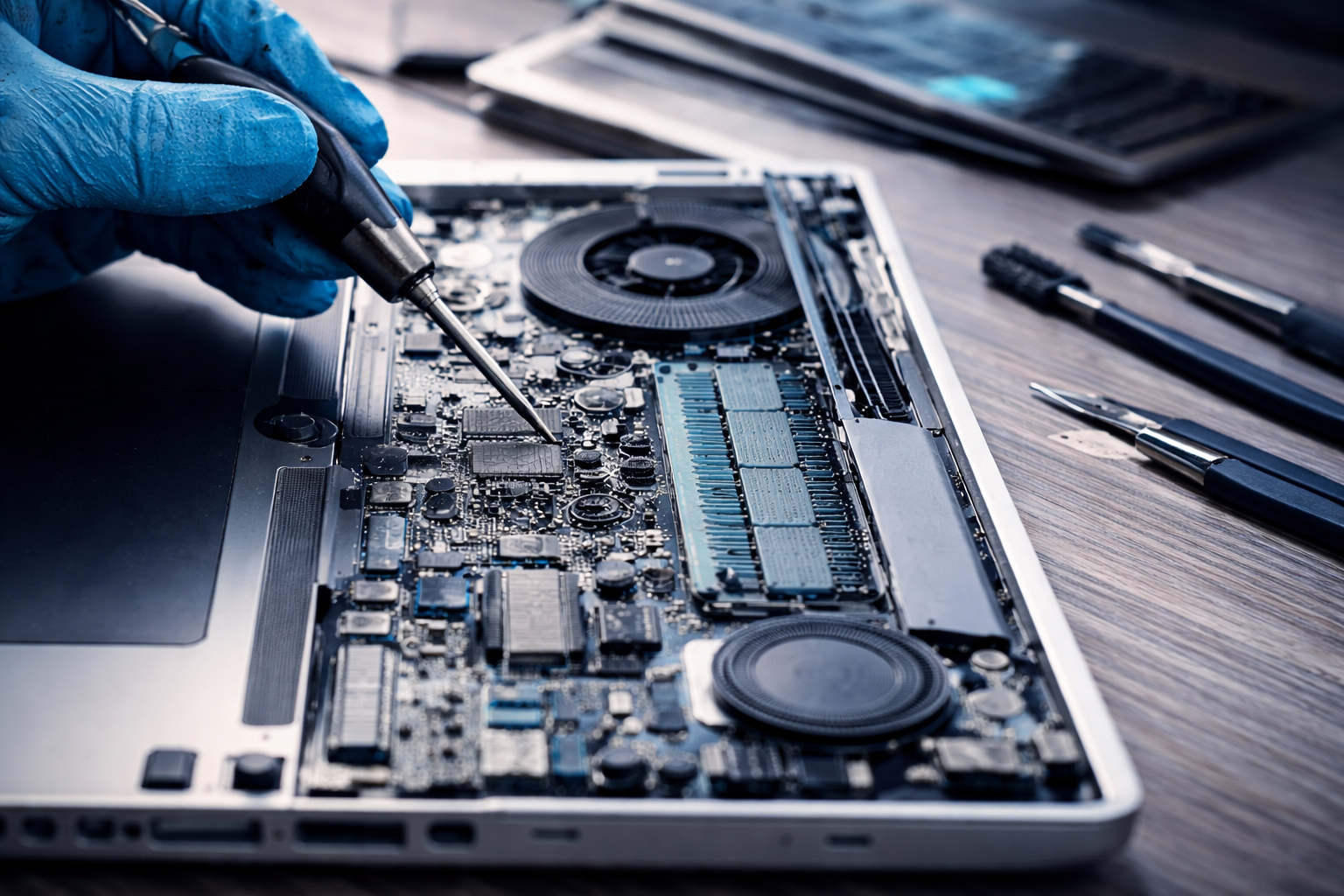 Mantenimiento de computadoras y laptops