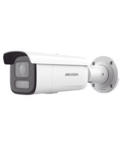 Bala IP 4 Megapixel / Lente Mot. 2.8 a 12 mm / 60 mts IR EXIR / Exterior IP67 / IK10 / WDR 120 dB / PoE / ACUSENSE (Evita Falsas Alarmas) / Entrada y Salida de Audio y Alarmas / MicroSD / ONVIF