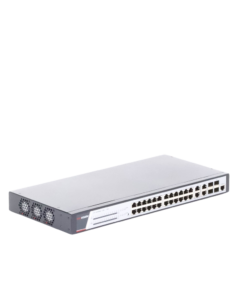 Switch Gigabit PoE+ / Administrable / 24 puertos 10/100/1000 Mbps PoE+ / 4 puertos 10/100/1000 Mbps + 4 puertos SFP de Uplink / 370 W 6 Globaltecnoly DS3E2528PB AD 1 l