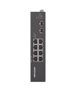 Switch Industrial Gigabit PoE+ / No Administrable / 6 puertos 10/100/1000 Mbps PoE+ (30W) + 2 puertos 10/100/1000 PoE++(60W) / 2 puertos SFP / 110 Watts