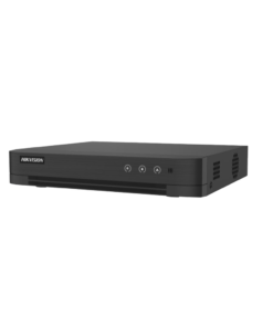 [Audio Bidireccional] DVR 4 Canales TurboHD + 1 Canal IP / 2 Megapixel (1080p) Lite / Acusense Lite (Evita Falsas Alarmas) / Audio por Coaxitron / 1 Bahia de Disco Duro / H.265+ / Salida de Vídeo Full HD