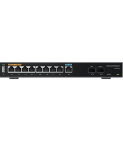 Router Gigabit VPN / Balanceador de cargas / 60,000 sesiones NAT / 9 puertos 10/100/1000 Mbps + 2 puertos SFP (WAN/LAN) / 1 puerto entrada PoE(af/at) / 2 puertos salida PoE (af/at) / Compatible con GWN Cloud.