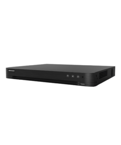 (ACUSENSE / Evita Falsas Alarmas) DVR 4K / 8 Canales TURBOHD + 16 Canales IP / 2 Bahía de Disco Duro / Audio por Coaxitron / Salida de Vídeo en 4K / Entrada Salida de Alarma