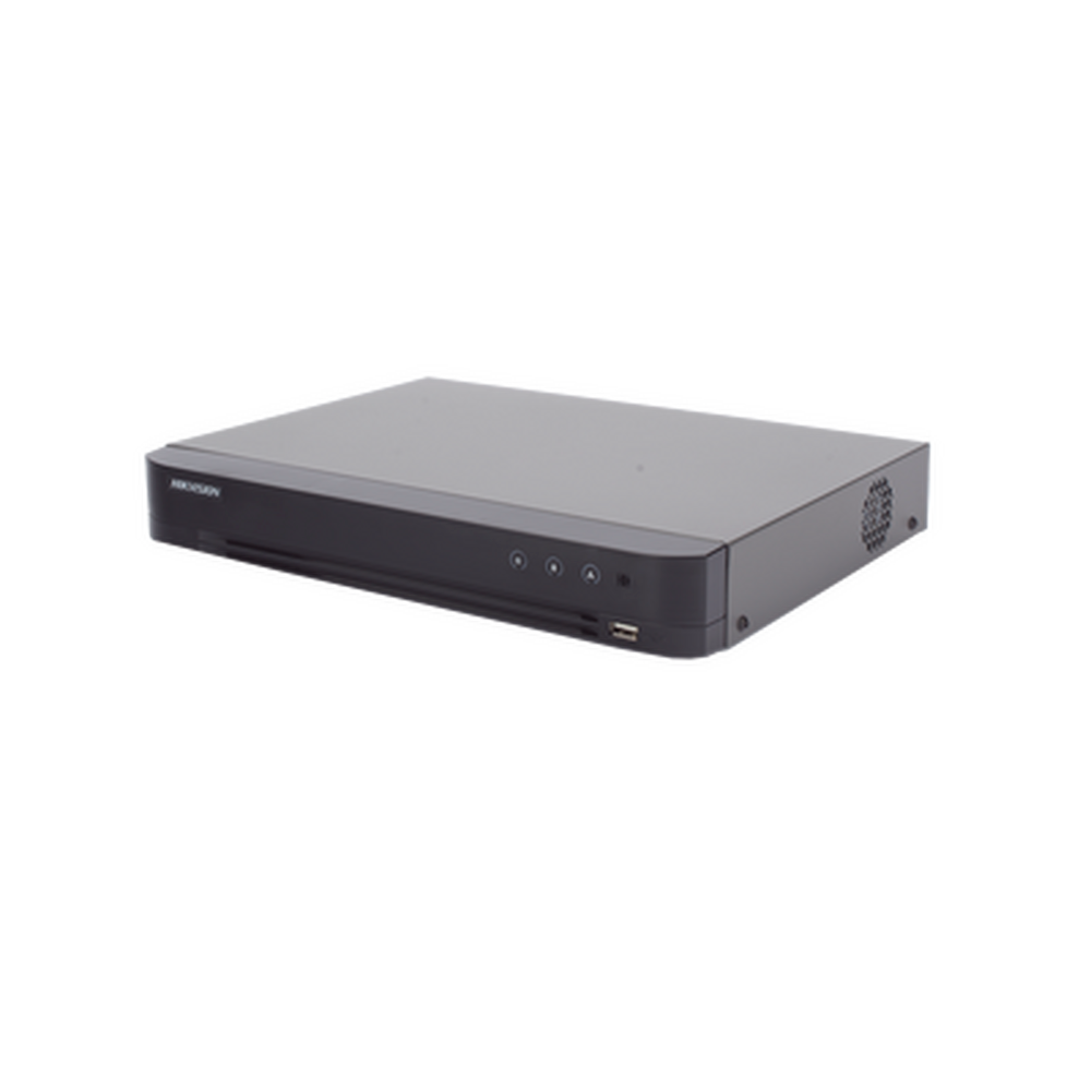 DVR 8 Canales TURBOHD + 8 Canales IP / 8 Megapixel (4K) / Audio por Coaxitron / ACUSENSE / Reconocimiento Facial / 1 Bahía de Disco Duro / Salida de Video en 4K / H.265+ 1 DVR 8 Canales TURBOHD + 8 Canales IP / 8 Megapixel (4K) / Audio por Coaxitron / ACUSENSE / Reconocimiento Facial / 1 Bahía de Disco Duro / Salida de Video en 4K / H.265+