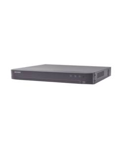 DVR 16 Canales TURBOHD + 16 Canales IP / 8 Megapixel (4K) / Audio por Coaxitron / ACUSENSE / Reconocimiento Facial / 2 Bahías de Disco Duro / Salida de Video en 4K / H.265+