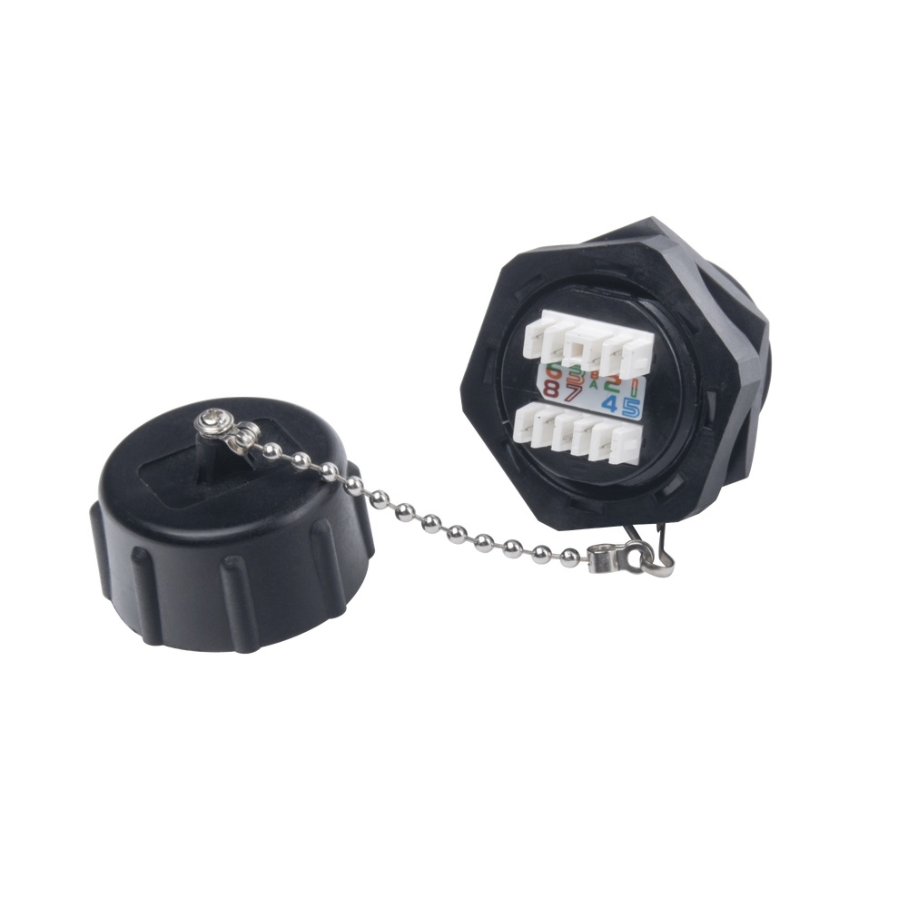 Jack Industrial RJ45 Categoría 6 Blindado, IP67 (Waterproof) 2 Jack Industrial RJ45 Categoría 6 Blindado, IP67 (Waterproof) - Imagen 2