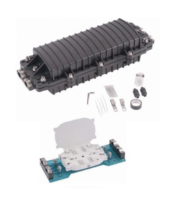 Caja de Distribución de Fibra Óptica Horizontal, hasta 96 empalmes, Exterior IP68