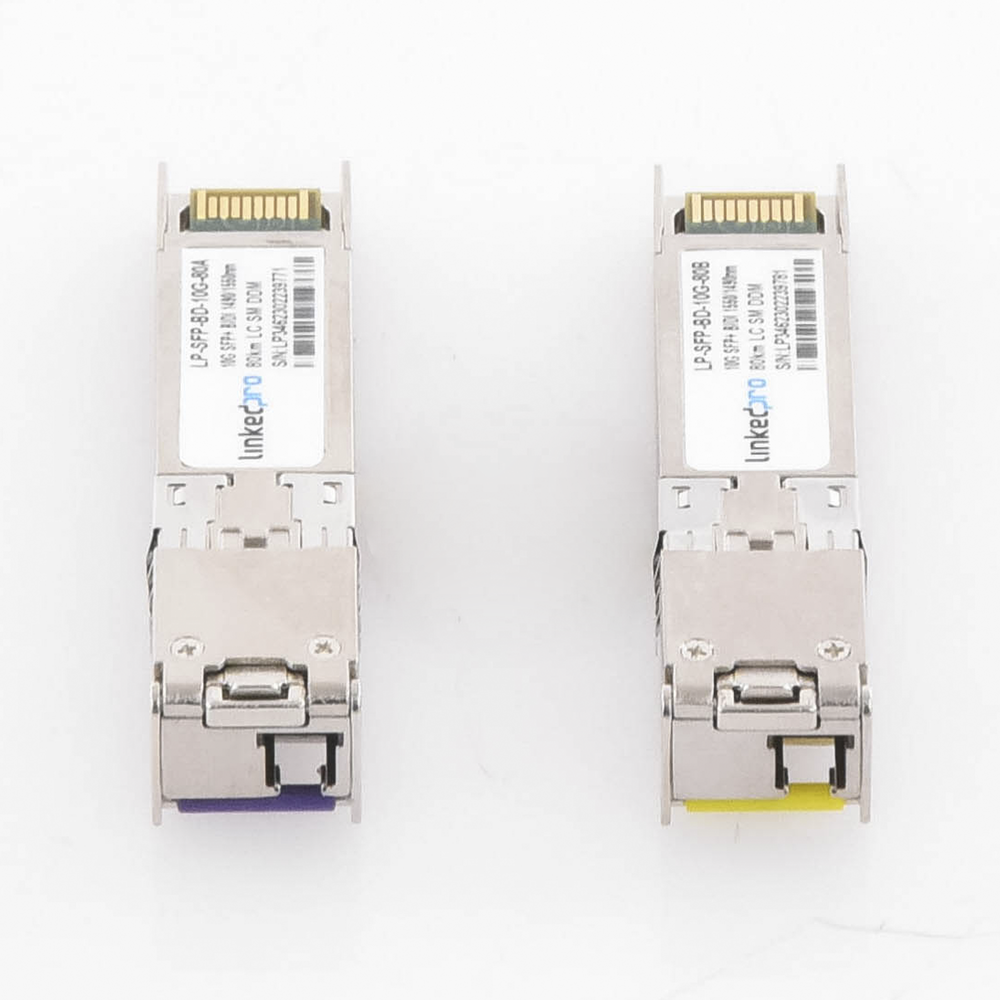 Transceptores Bidireccionales SFP+ (Mini-Gbic) / Monomodo / 10 Gbps de velocidad / Conector LC / Hasta 80 km de Distancia / 2 Piezas 4 Transceptores Bidireccionales SFP+ (Mini-Gbic) / Monomodo / 10 Gbps de velocidad / Conector LC / Hasta 80 km de Distancia / 2 Piezas - Imagen 4