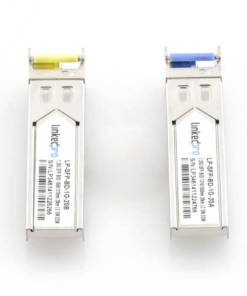 Transceptores Bidireccionales SFP (Mini-Gbic) / Monomodo / 1.25 Gbps de velocidad / Conector LC / Hasta 20 km de Distancia / 2 Piezas 6 Globaltecnoly LPSFPBD1G20 AD 1 l