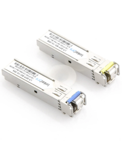 Transceptores Bidireccionales SFP (Mini-Gbic) / Monomodo / 1.25 Gbps de velocidad / Conector LC / Hasta 20 km de Distancia / 2 Piezas 7 Globaltecnoly LPSFPBD1G20 AD 2 l