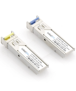 Transceptores Bidireccionales SFP (Mini-Gbic) / Monomodo / 1.25 Gbps de velocidad / Conector LC / Hasta 20 km de Distancia / 2 Piezas 9 Globaltecnoly LPSFPBD1G20 AD 4 l