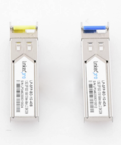 Transceptores Bidireccionales SFP (Mini-Gbic) / Monomodo / 1.25 Gbps de velocidad / Conector LC / Hasta 40 km de Distancia / 2 Piezas 5 Globaltecnoly LPSFPBD1G40 AD 1 l