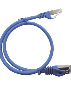 Patch Cord Cat6A 10G blindado 0.5M ( 1.64 ft ) AZUL