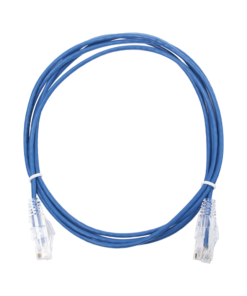 Cable de Parcheo Slim UTP Cat6 - 2 m Azul Diámetro Reducido (28 AWG)