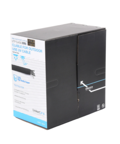 Alternative view of Bobina de cable de 305 m, Cat5e, color negro, sin blindar, para aplicaciones de videovigilancia, redes de datos. Uso en intemperie