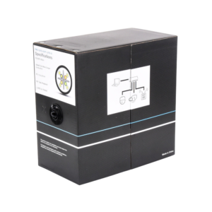 Alternative view of Bobina de cable 305 Metros Cat6, 24 AWG, Climas EXTREMOS, Color negro, sin blindar, para intemperie