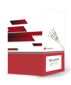 Bobina de cable de UTP de 4 pares Cat5e de 305 m (1000 ft), 100% Cobre, PVC ROHS, Color Gris, 24 AWG, Uso en Interior, Para Aplicaciones de Voz, Datos y Video