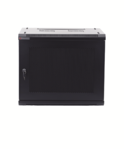 Gabinetes PRECISION, Con Puerta Perforada, de 19in, 9UR, 450mm de Profundidad, Color Negro