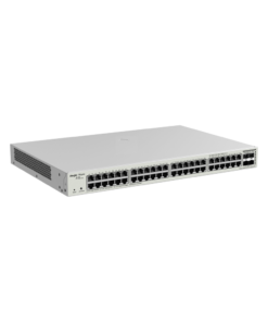 Switch Administrable L2 PoE+ hasta 370W, 48 Puertos Gigabit, 4 puertos SFP 1G, Administración Remota en la Nube. 6 Globaltecnoly RGNBS310048GT4SFPPV2 LAT IZQ l